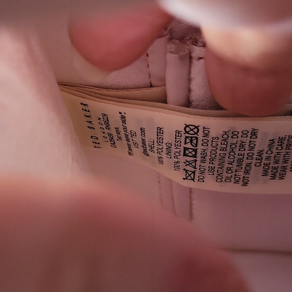 Ted Baker London Hania Elegant Bow Evening Clutch floral gold strap new - Picture 15 of 16